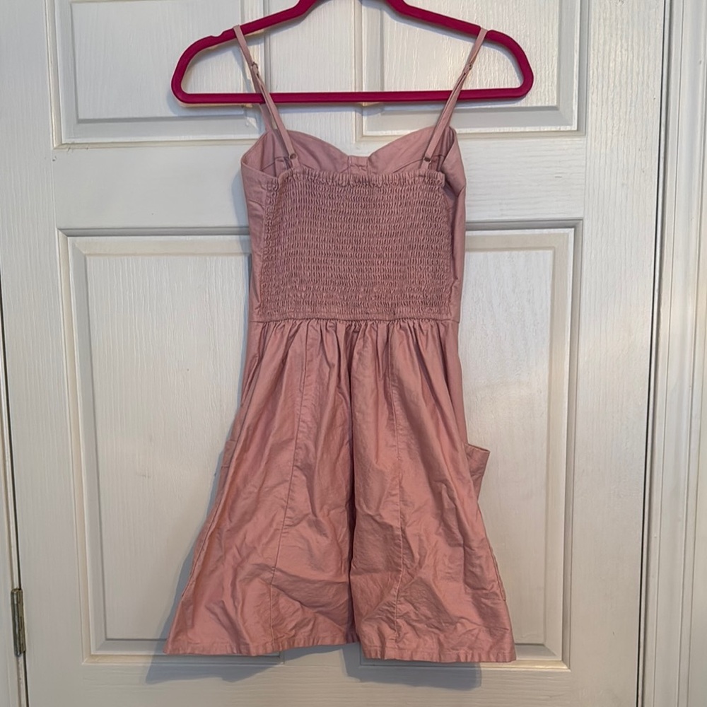 Pink Button-Down Sundress - Picture 3 of 4